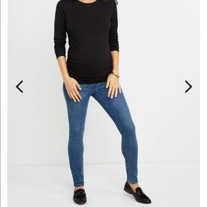 Never Worn Indigo Blue Maternity Skinny Jeans